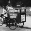 3rd September 1935:  The 'Stop Me And Buy One'  Walls Ice Cream Tricycle salesman gets a small customer.  (Photo by David Savill/Topical Press Agency/Getty Images)